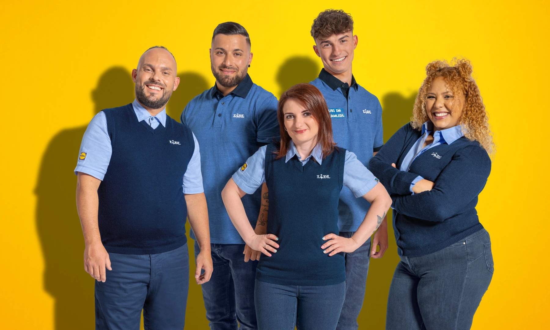 Verkaufsteam von Lidl
